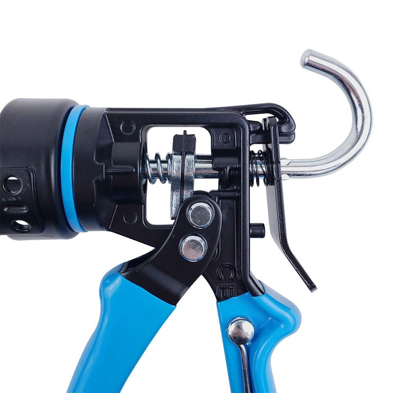 OX Tools Pro OX-P044410 10 Ounce Heavy Duty Caulk Gun, 12:1 Thrust Ratio, 10 oz Caulking Gun, Caulk Dispenser, Sealant Gun, Adhesive Glue Gunâ€¦ - Image 2